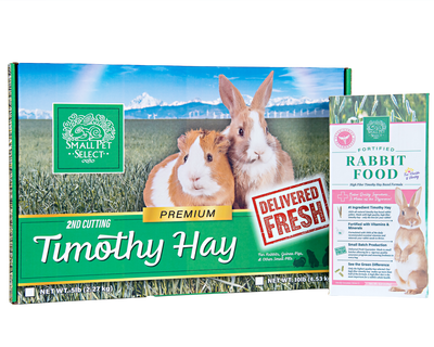 2nd Cut Timothy + Rabbit Food Pellets