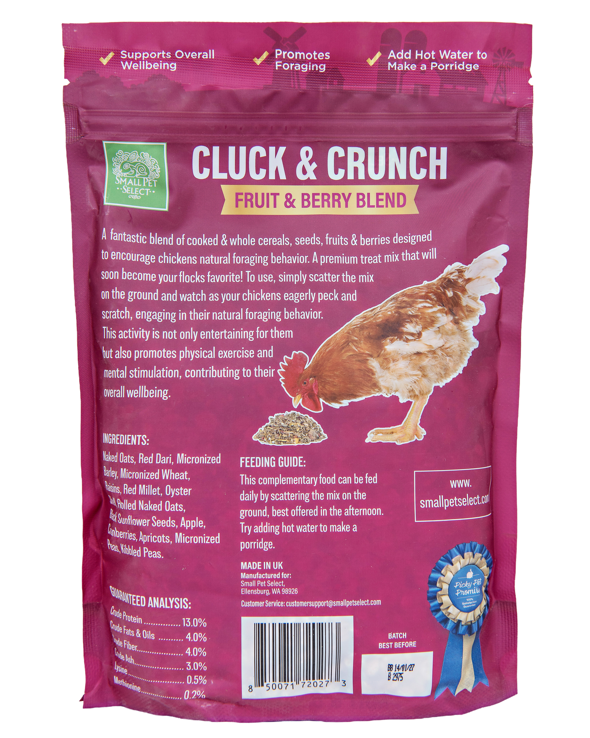 Cluck & Crunch Fruit & Berry Blend