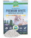 Premium White Paper Pellet Cat Litter
