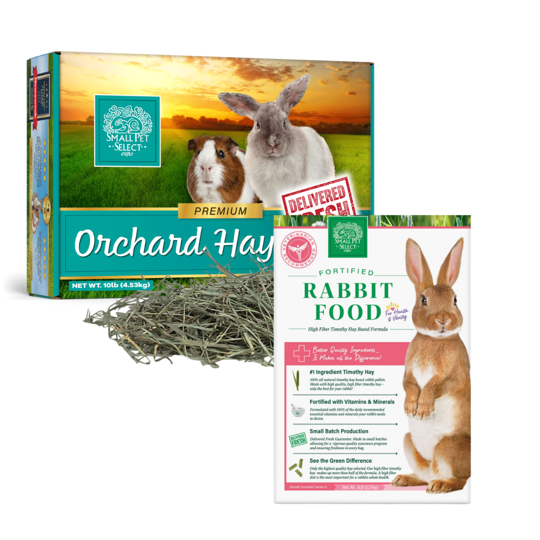 Orchard Hay & Rabbit Food Pellets