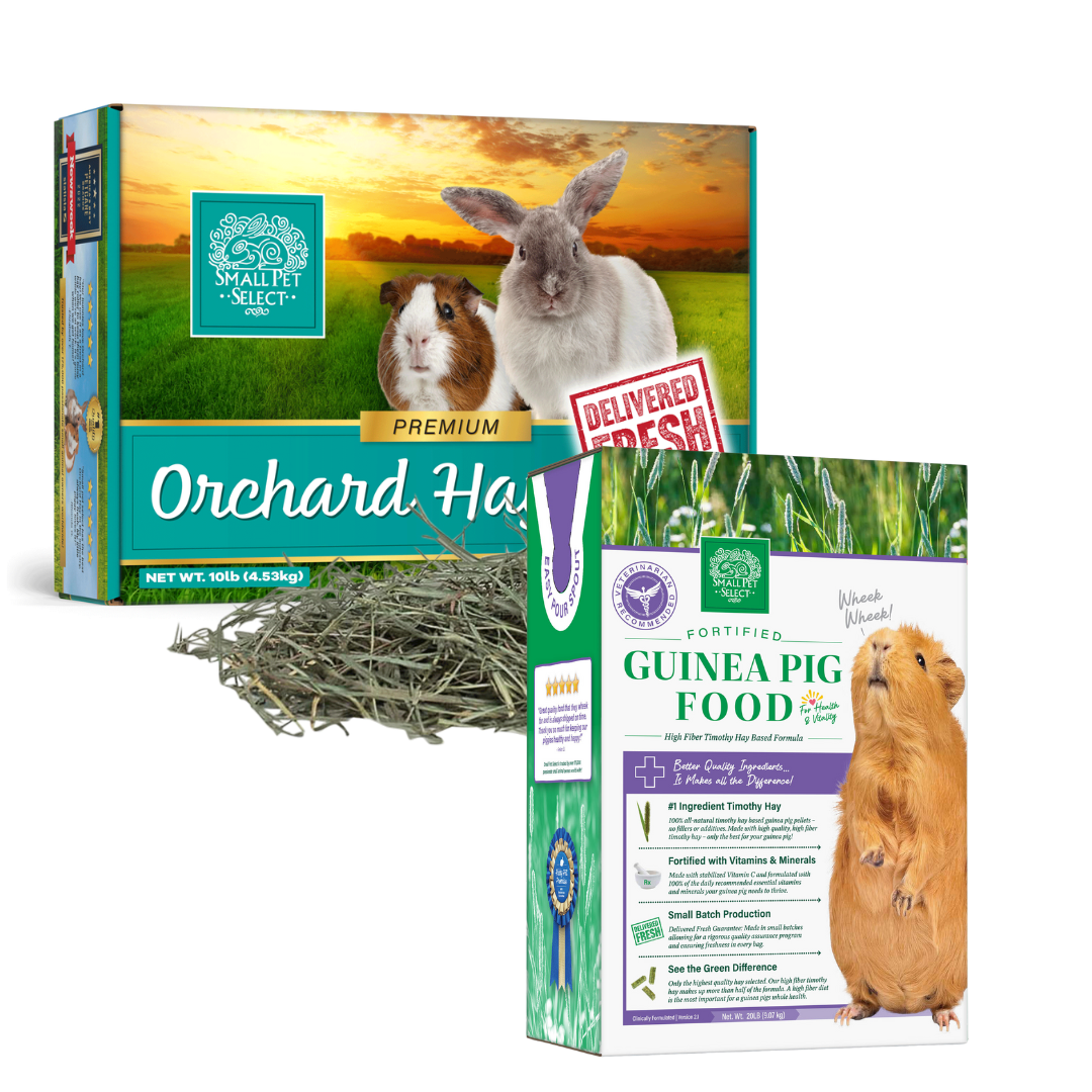 Orchard Hay & Guinea Pig Food Pellets