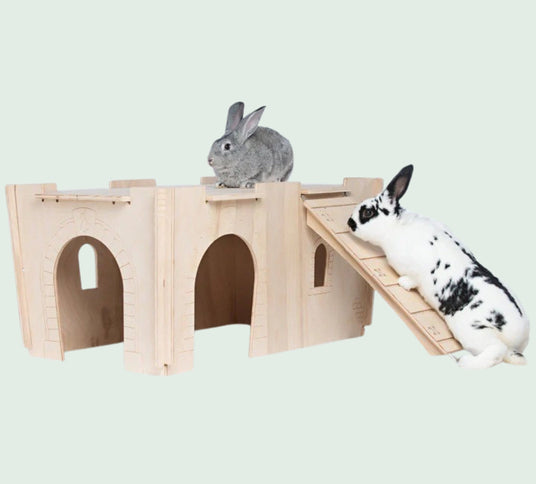 habitats and toys for rabbits from small pet select