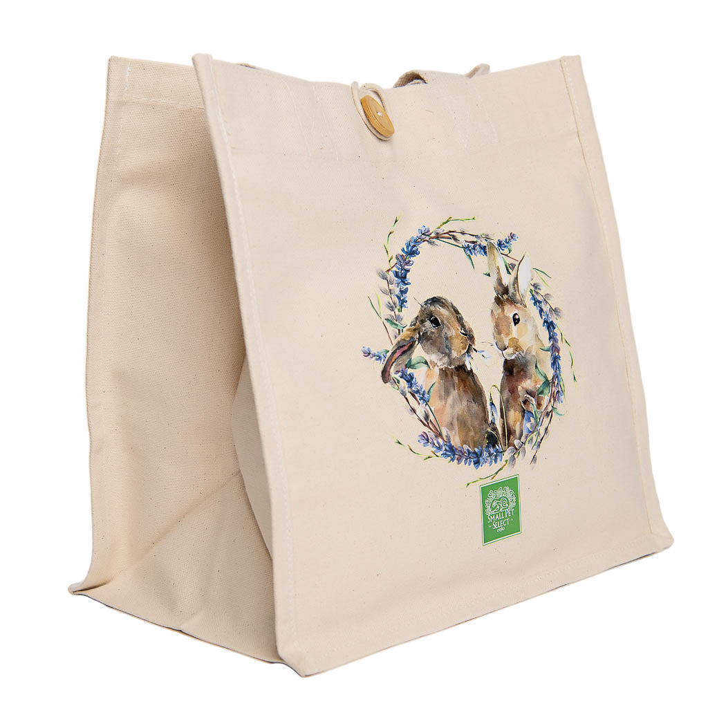 smallpetselect-uk,Rabbit and Wreath Tote