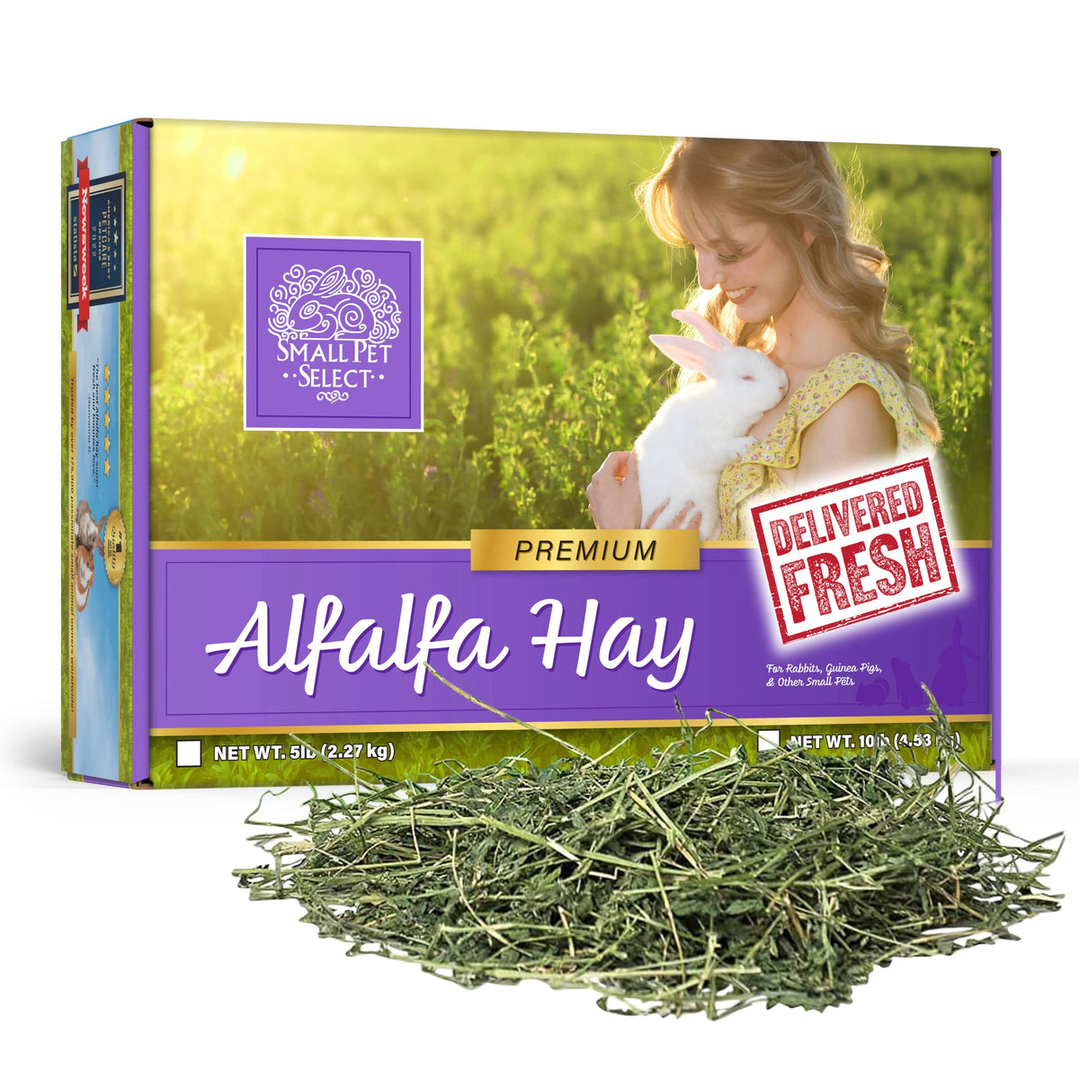 Alfalfa Hay Great Source of Fiber, Protein and Fat! – Small Pet - Main Image