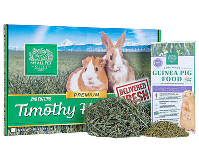 2nd Cut Timothy + Guinea Pig Food Pellets