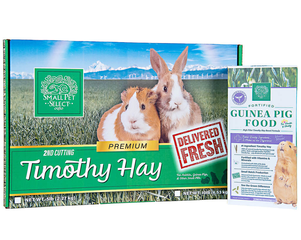 2nd Cut Timothy & Guinea Pig Food Pellets - Small Pet Select UK