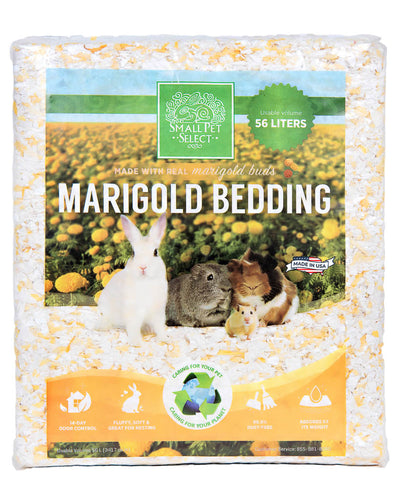 Marigold White Paper Bedding