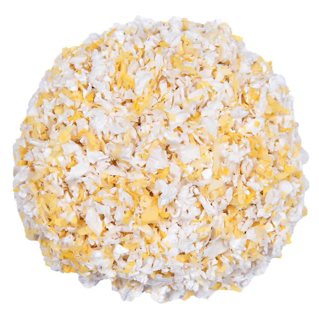 Marigold White Paper Bedding
