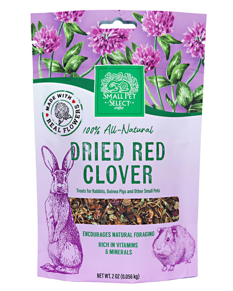 Dried Red Clover – Natural Forage Treat for Rabbits, Guinea Pigs & Small Pets – Rich in Vitamins – 2oz (56g)