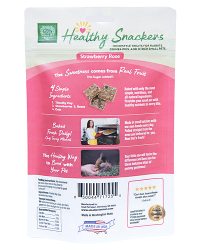 Strawberry Rose Healthy Snackers
