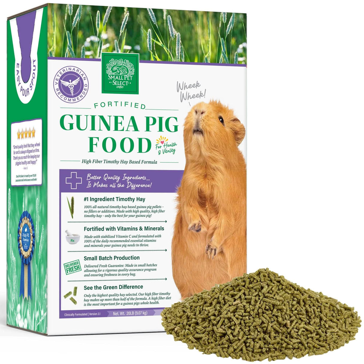 Premium Guinea Pig Food Pellets
