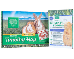 How much timothy clearance hay for guinea pigs