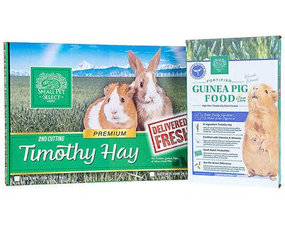 2nd Cut Timothy + Guinea Pig Food Pellets