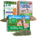 2nd Cut Timothy, Guinea Pig Food Pellets & Bedding