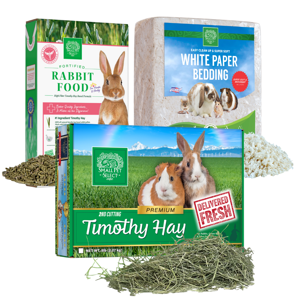 2nd Cut Timothy, Rabbit Food Pellets & Bedding