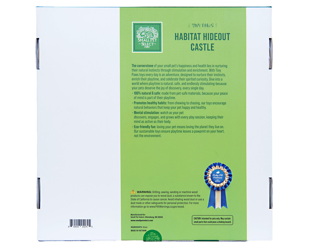 Tiny Paws - Habitat Hideout Castle - Medium
