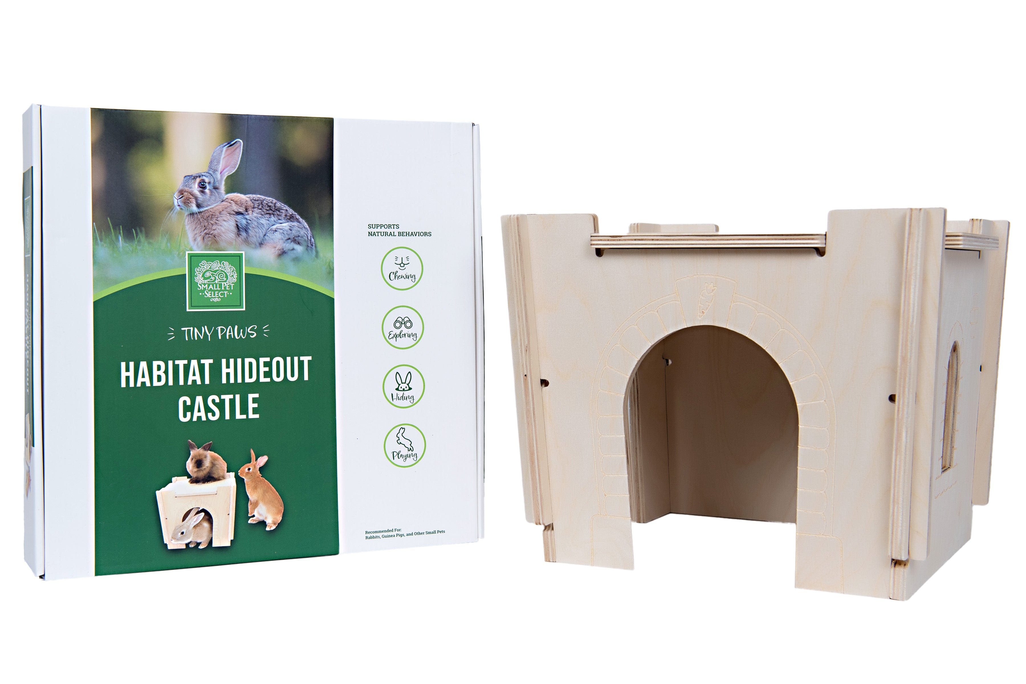 Tiny Paws - Habitat Hideout Castle - Medium – Small Pet Select UK