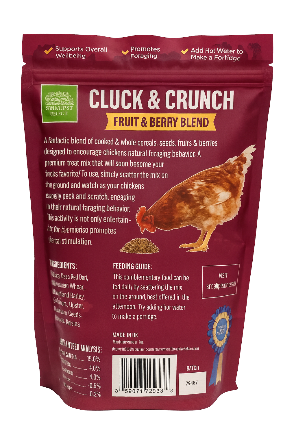 Cluck & Crunch - 600g Pouch