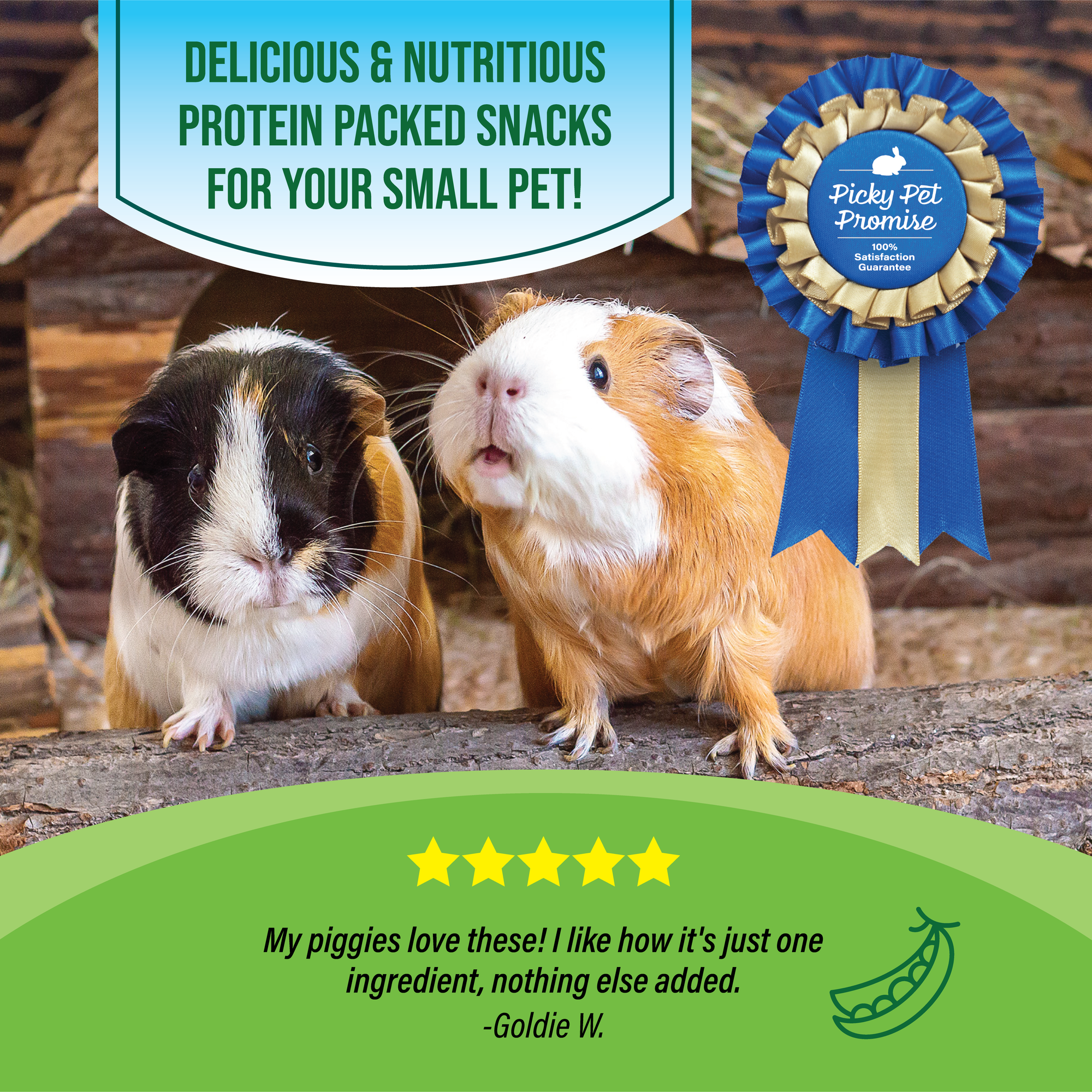 Can guinea pigs eat pea flakes deals