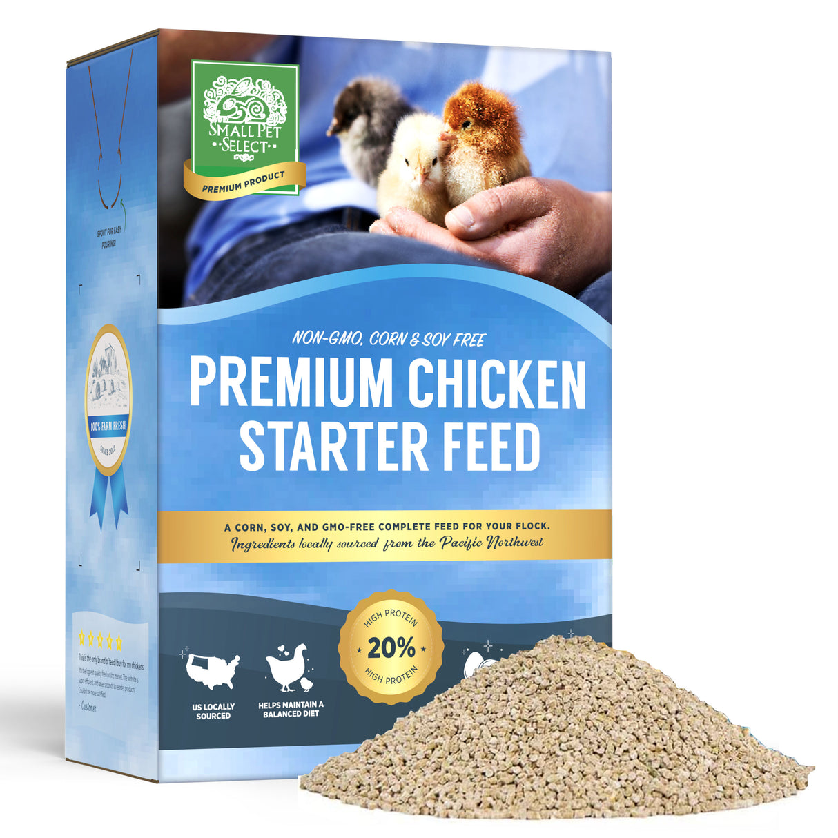 Chicken Starter Feed, Non-GMO, Corn & Soy Free