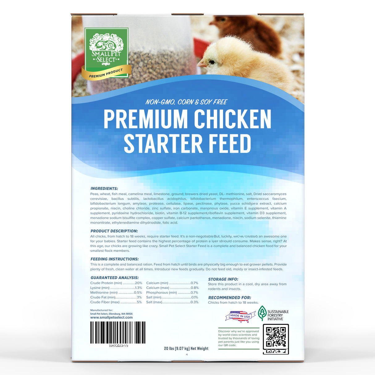 Chicken Starter Feed, Non-GMO, Corn & Soy Free