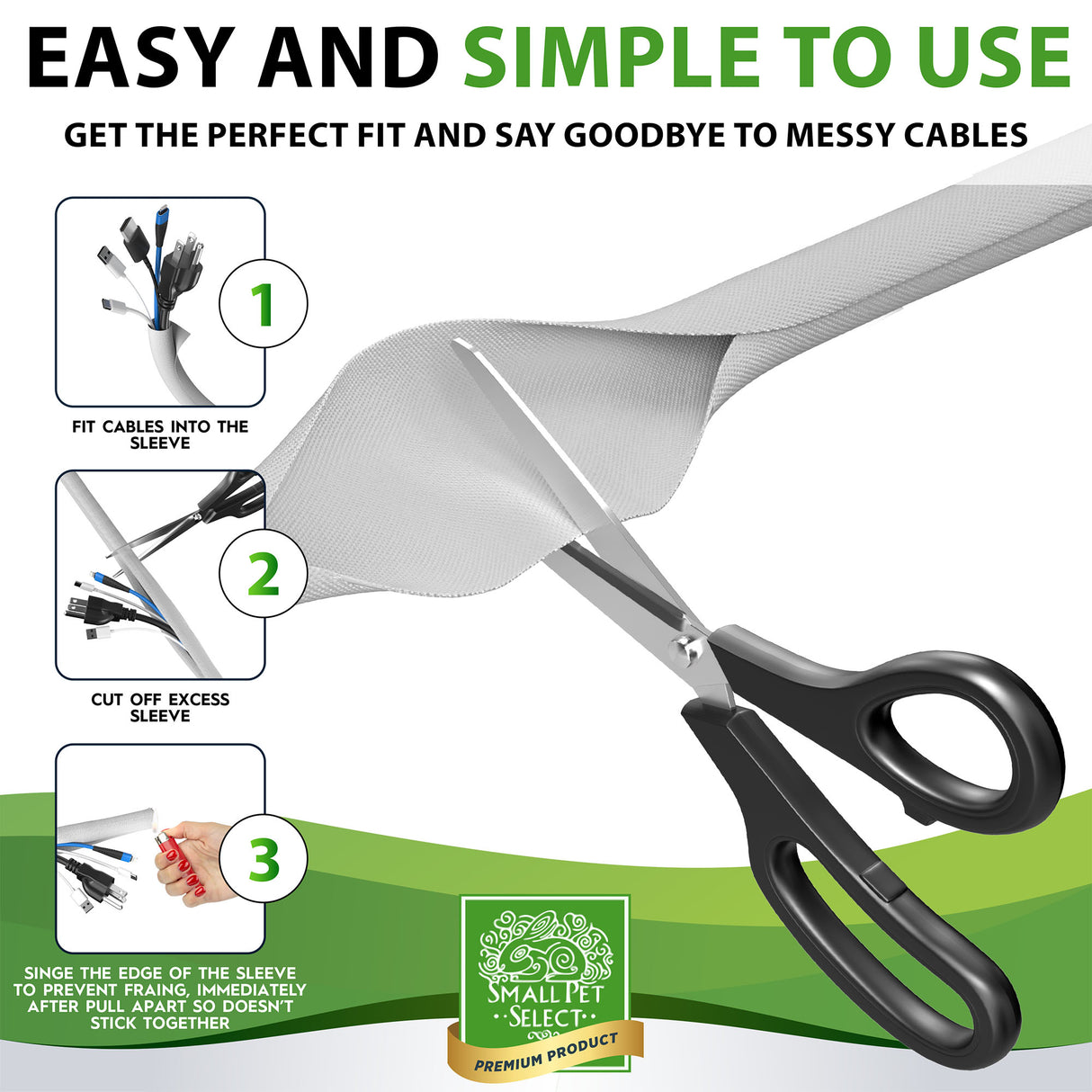 Small Pet Heavy Duty Cord Cover