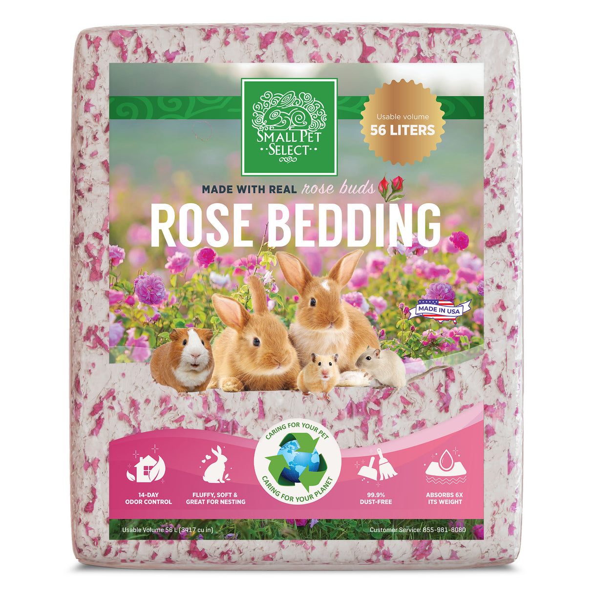 Rose White Paper Bedding