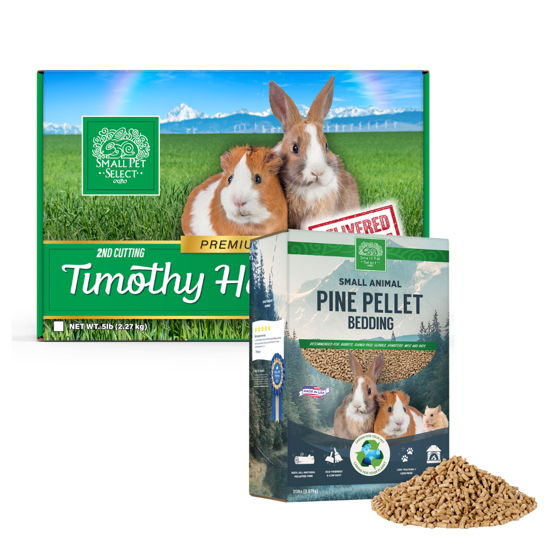 2nd Cutting Timothy Hay Pine Pellet Bedding Small Pet Select UK