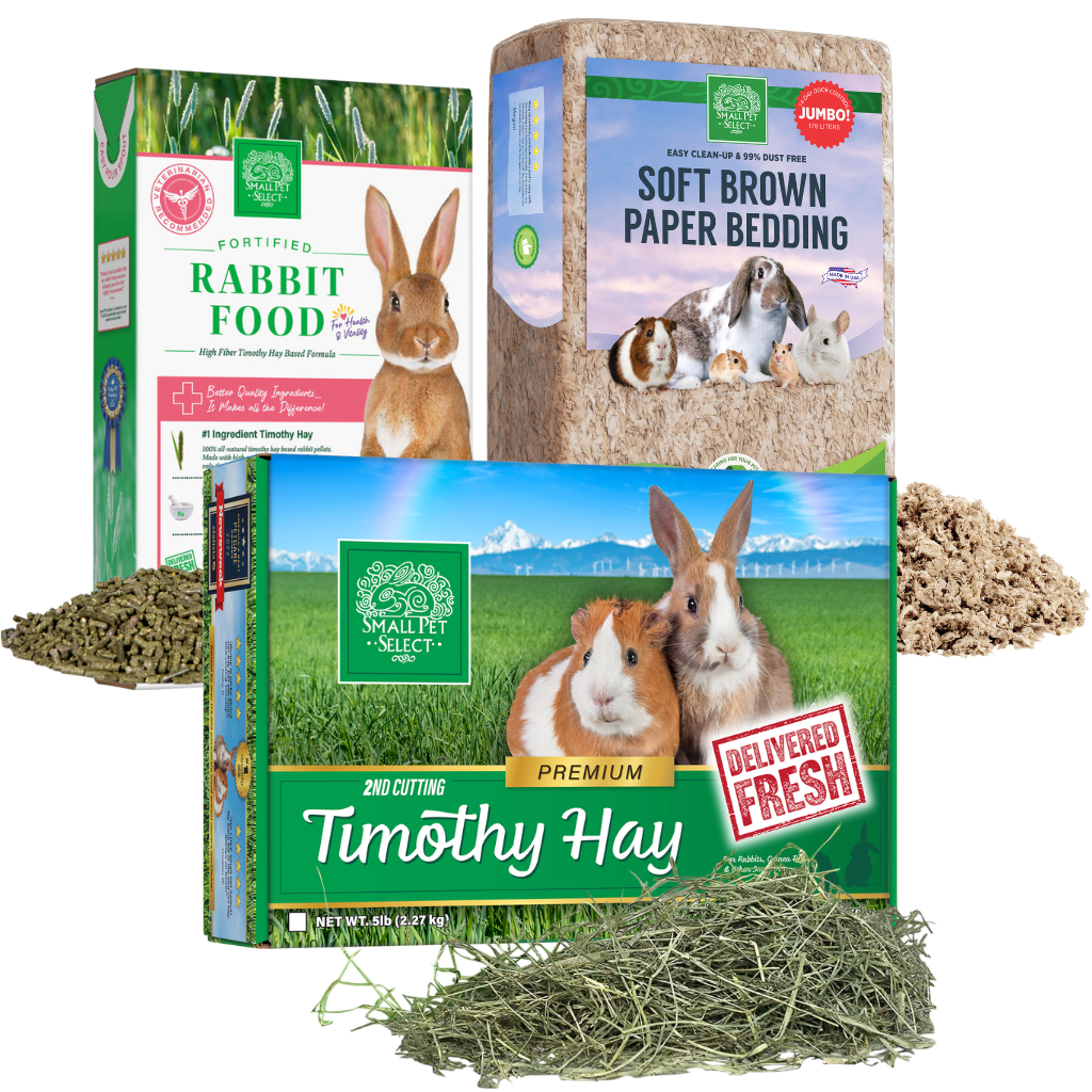 2nd Cut Timothy, Rabbit Food Pellets & Bedding