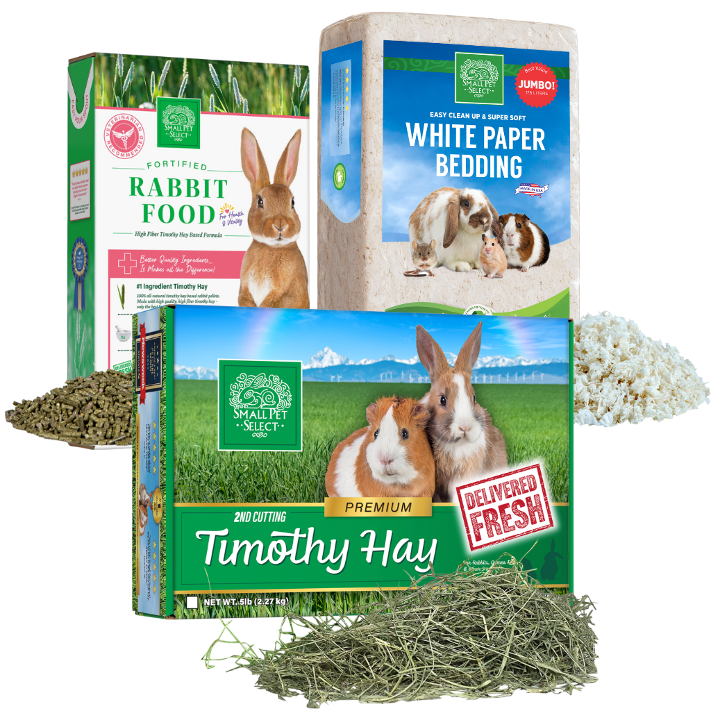 2nd Cut Timothy, Rabbit Food Pellets & Bedding