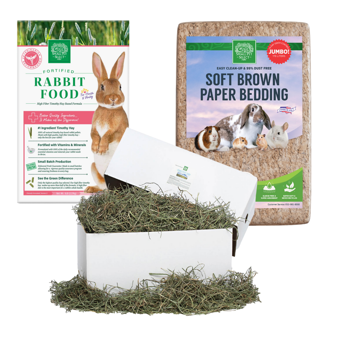 3rd Cut Timothy Rabbit Food Pellets Bedding Small Pet Select UK