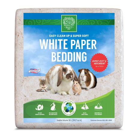 Unbleached White Paper Bedding